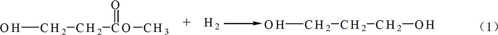 Process for preparing 1,3-propanediol by hydrogenation of high-concentration methyl 3-hydroxypropionate