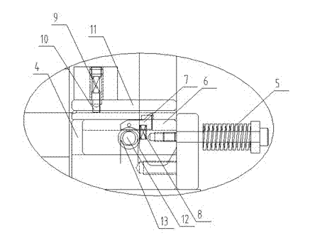 Stamping mould drawing mechanism