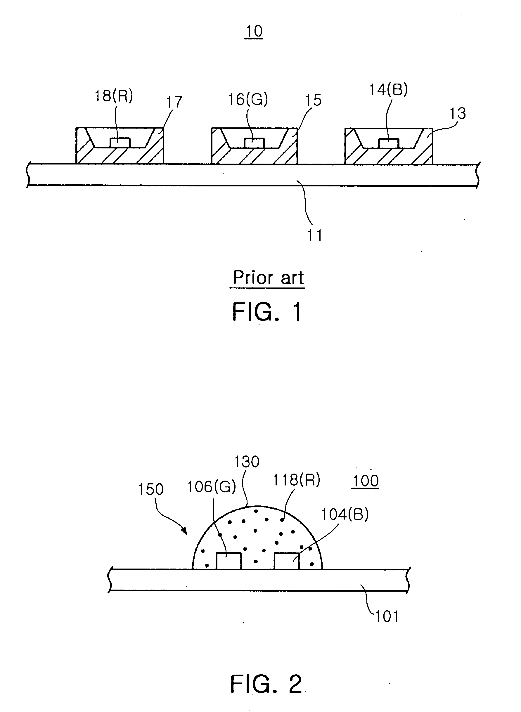 White light emitting diode module