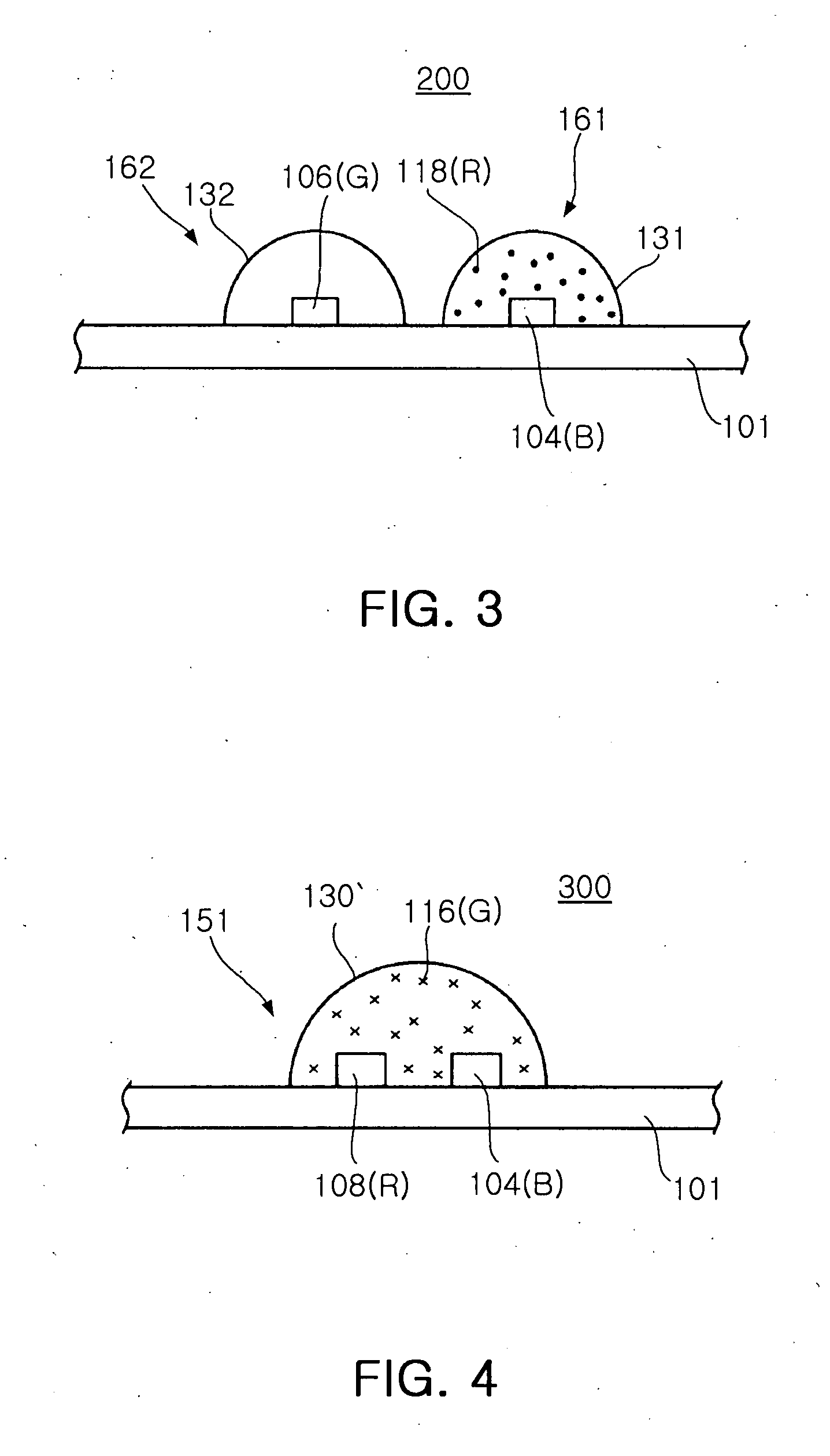 White light emitting diode module