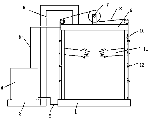 Bacterial infection prevention device for intensive care unit