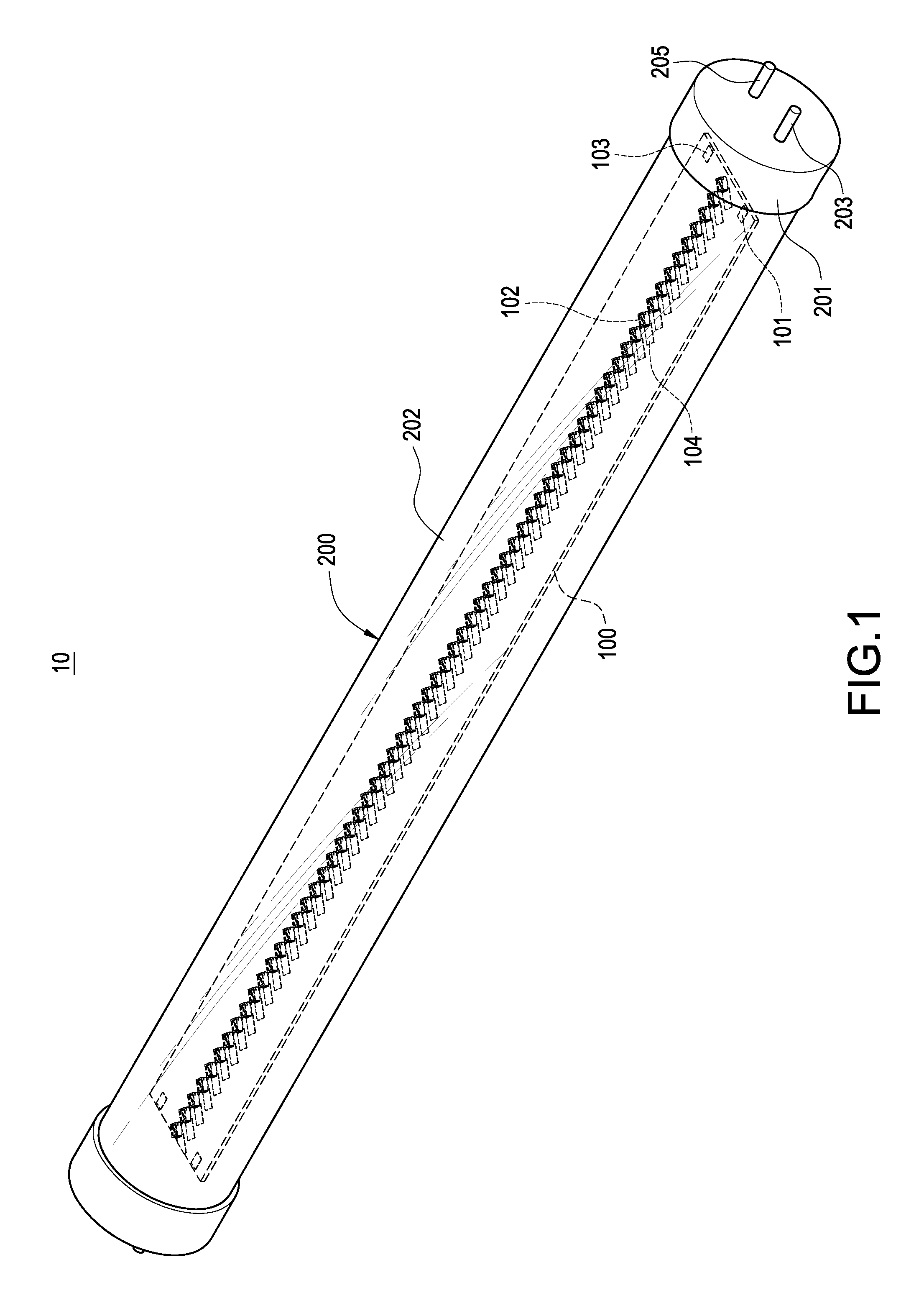 Structure improvement of LED lamp