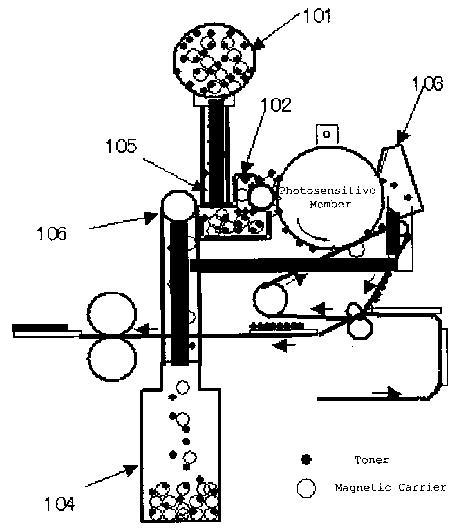 Two-component developer, replenishing developer, and image-forming method using the developers