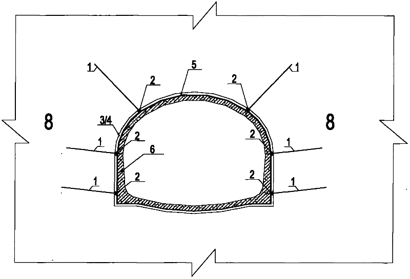 Support structure for large-span shallow-buried underground tunnel in urban sensitive area