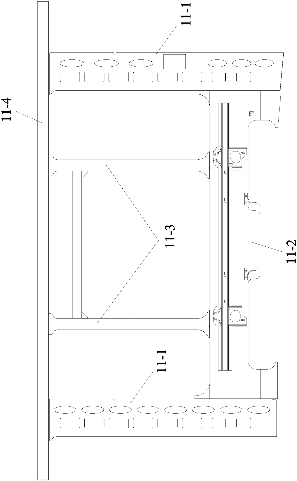 General type assembly welding and positioning device used for various side wall frameworks