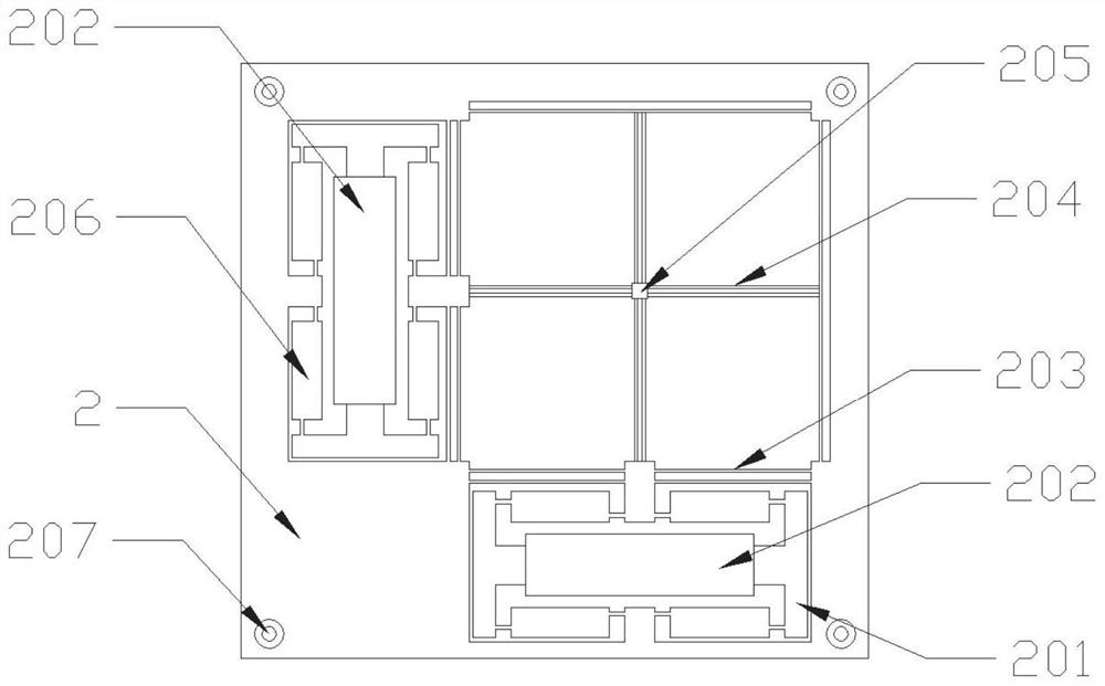 Planar structure three-degree-of-freedom micro-nano positioning platform and using method thereof