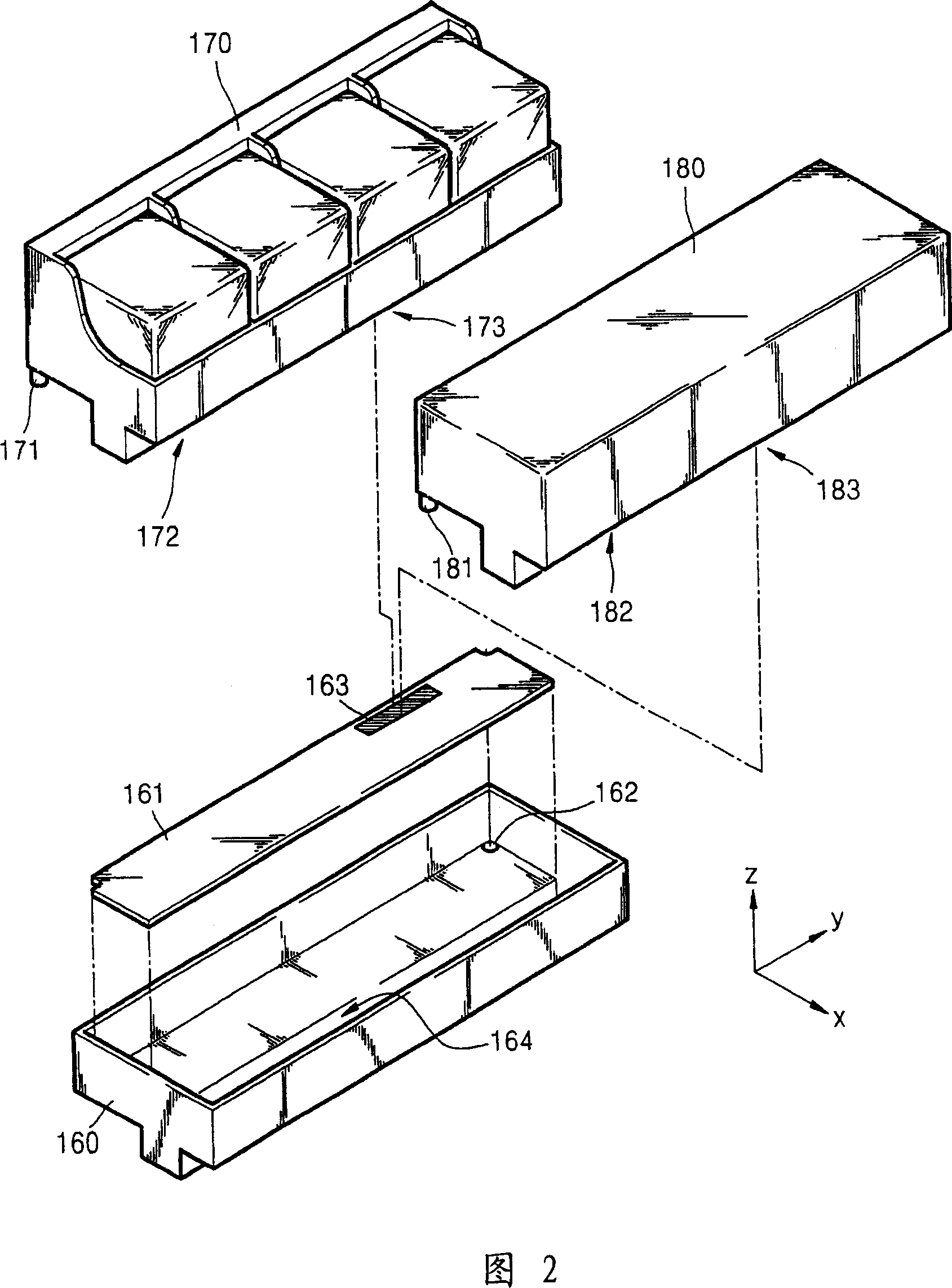 Hybrid inkjet image forming apparatus having replaceable scanning unit