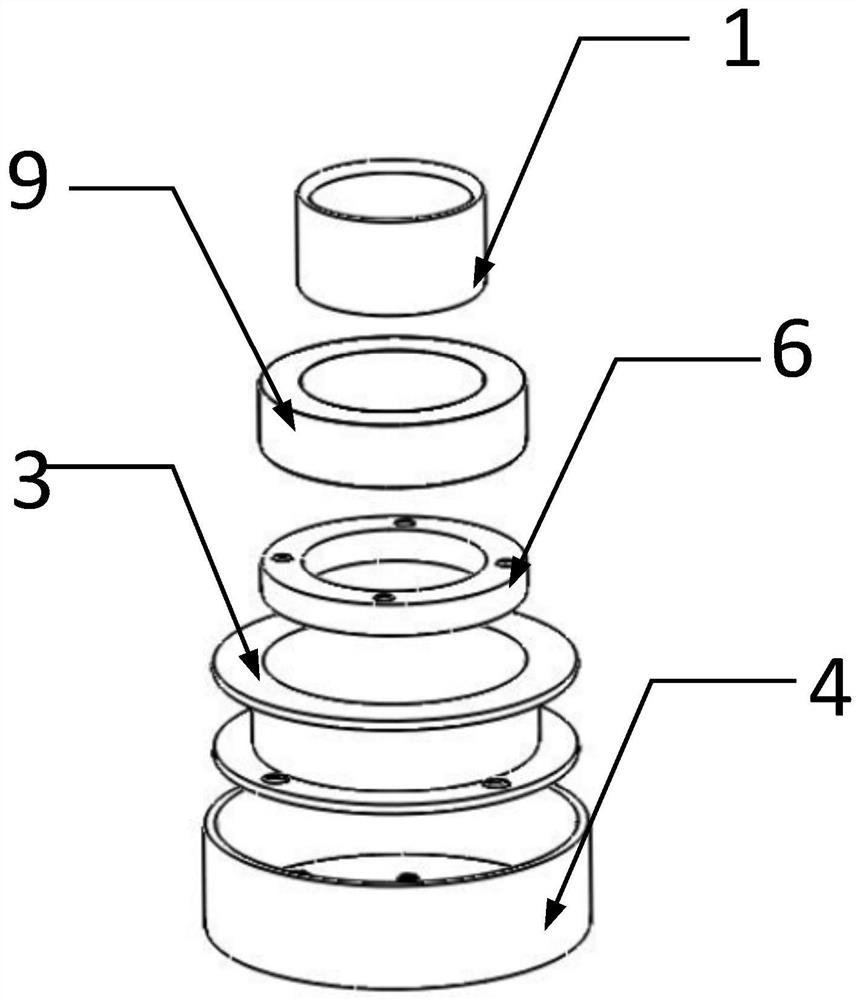 Die blank holder device and application method thereof