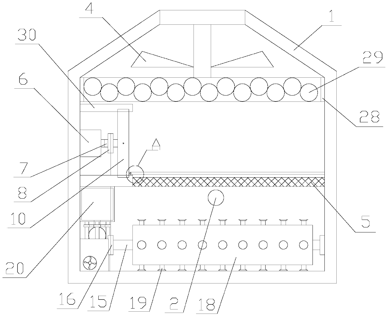 Anti-blocking negative ion air purification device