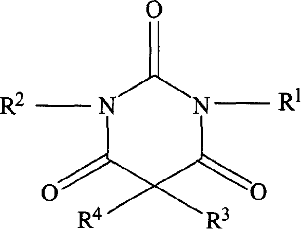 Non-sedating barbituric acid derivatives