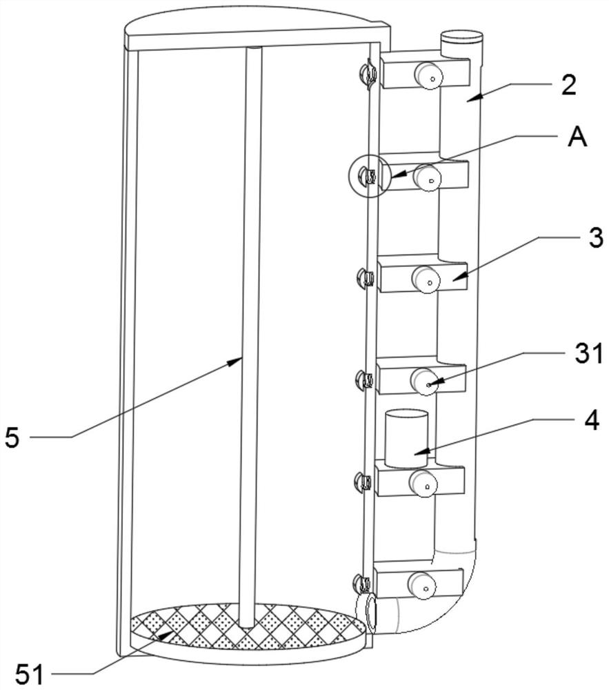 Liquid level monitoring device for SDS (Sodium Dodecyl Sulfate) stock solution supply barrel