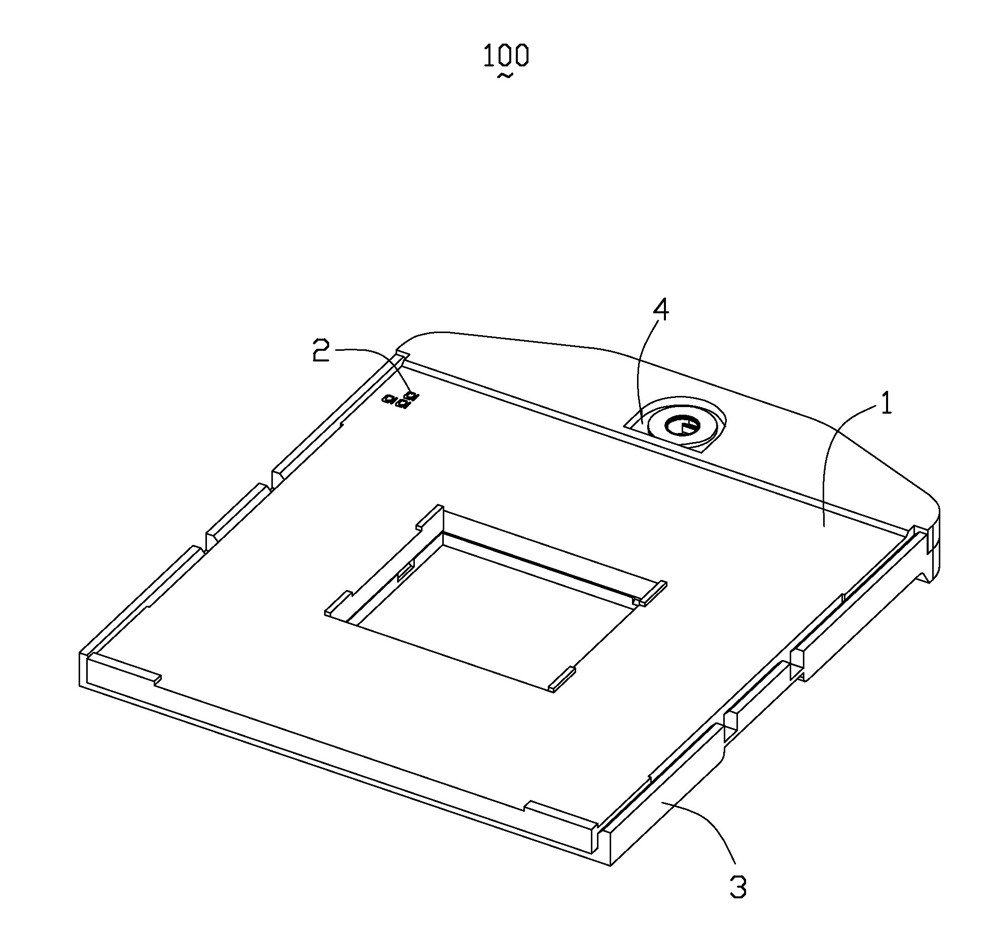 Zero insertion force contact and socket connector having the contact