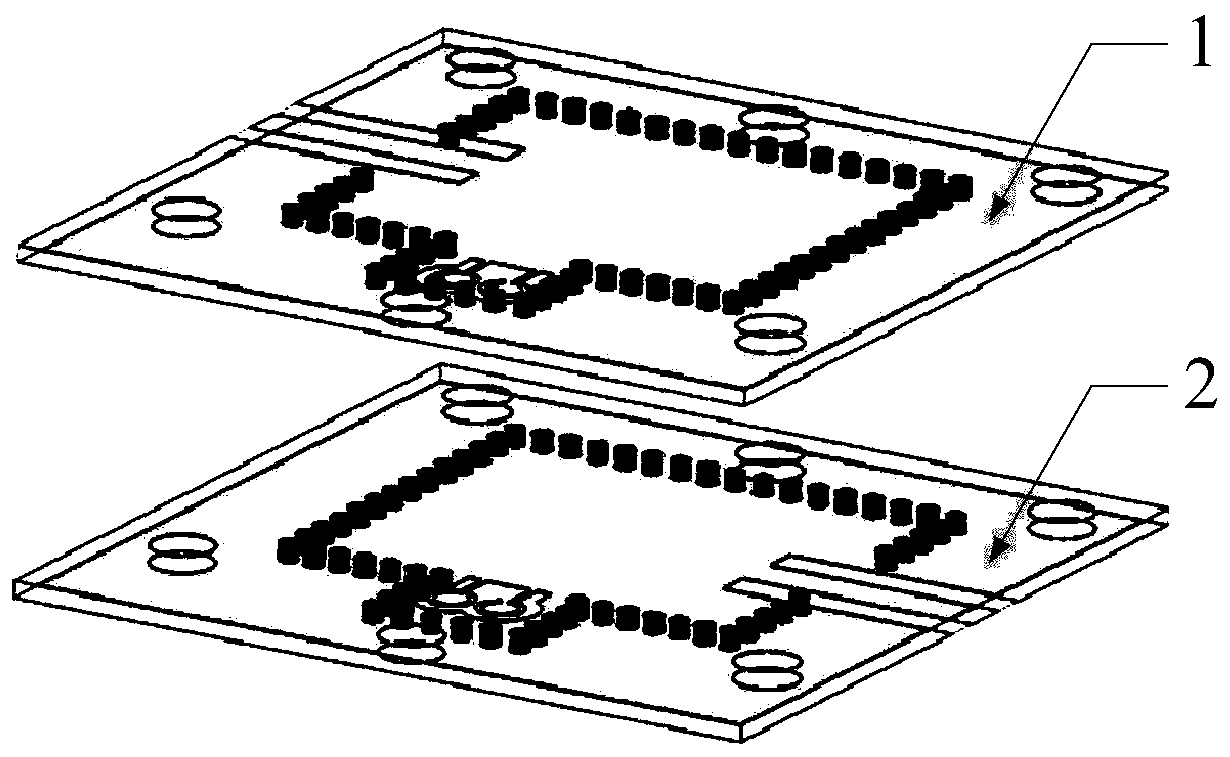 Micro substrate integrated waveguide filter with high-order mode rejection