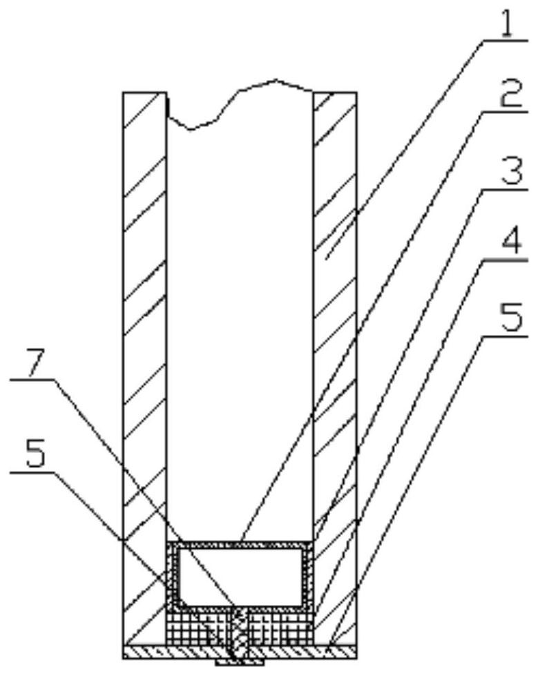 Fireproof hollow glass, manufacturing method and application