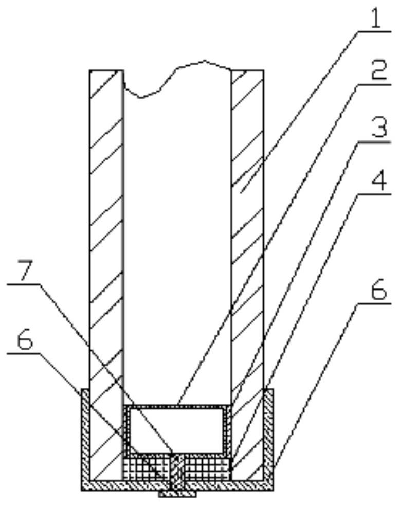 Fireproof hollow glass, manufacturing method and application