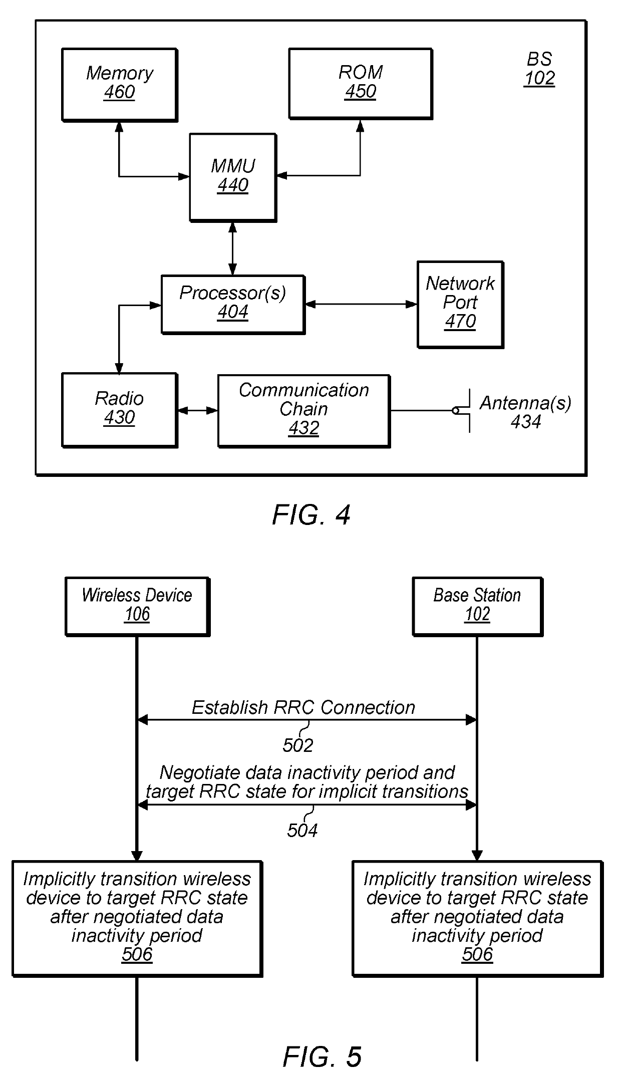 Implicit Radio Resource Control State Transitions