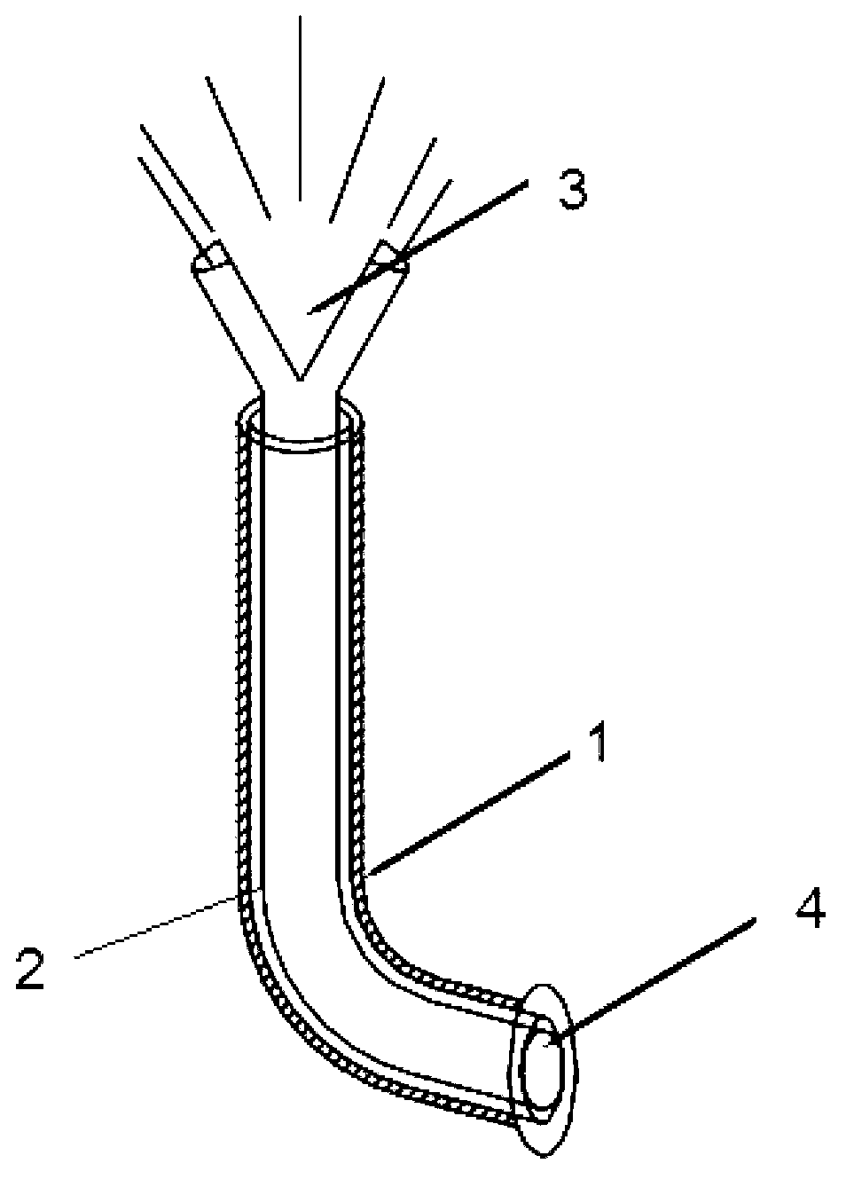 Medicine spraying device for treating nasosinusitis or allergic rhinitis