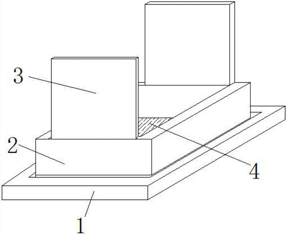 Adjustable computer host protection holder