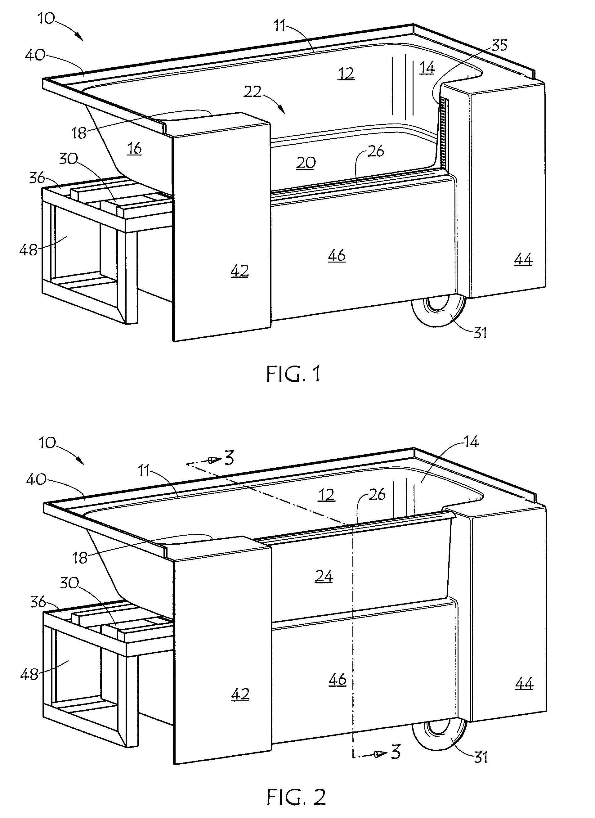 Accessible bathtub