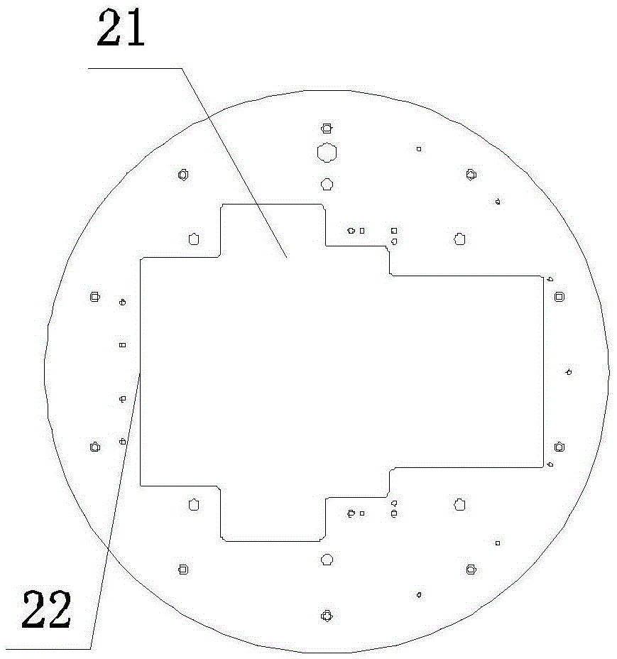 Overturning liquid-pouring device for honing machine reaming