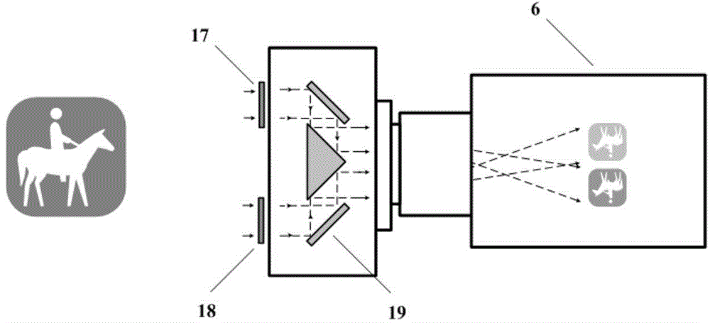 Quantitative measurement apparatus for volume fraction of soot produced by combustion in optical engine cylinder