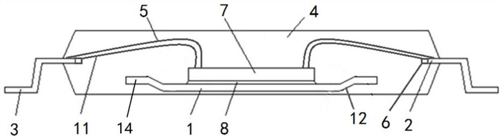 Planar packaging piece and production method thereof