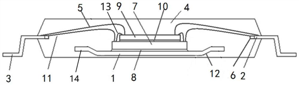 Planar packaging piece and production method thereof