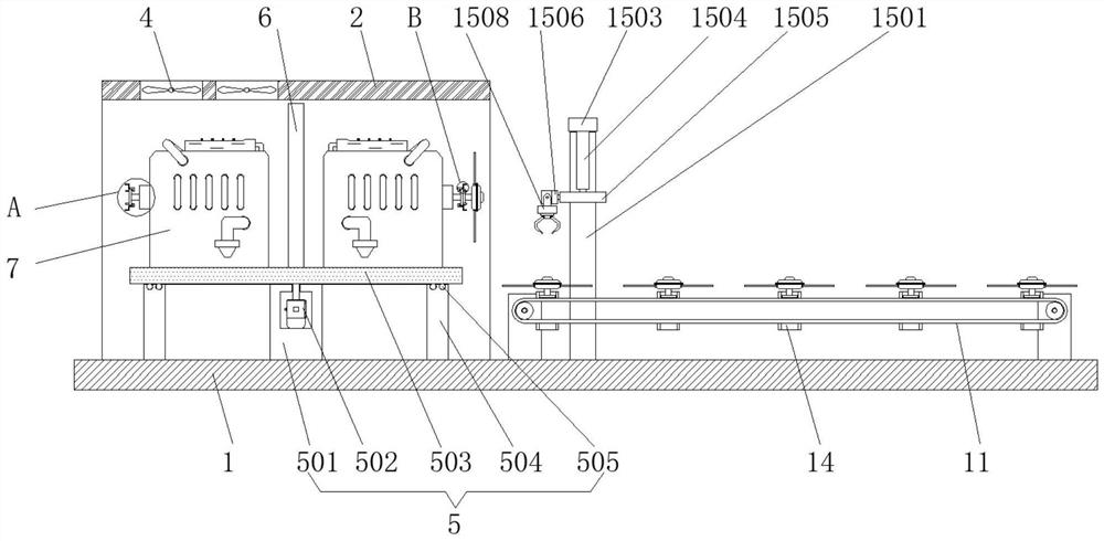 Work performance detection table for fan silicone oil clutch