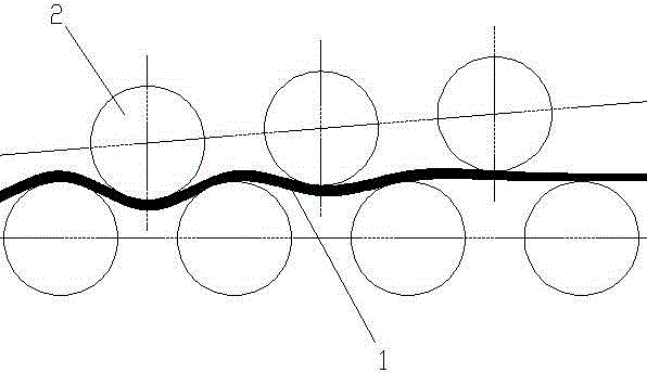 Method of Controlling Waves in Straightening Wide and Thick Plates