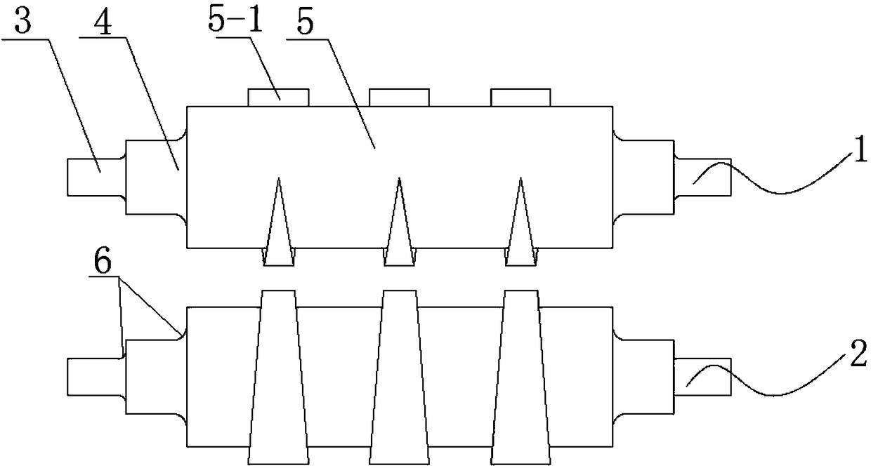 Roller applicable to cross wedge rolling shaft type parts and production technology