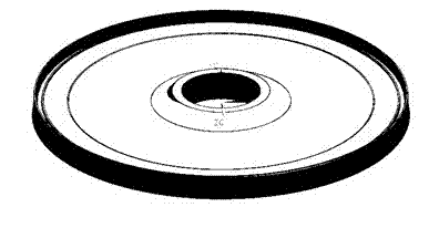 On-line measuring method for radials profile of compressor disc-like part of engine