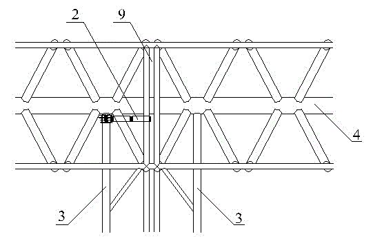 Integral pushing erection method for truss girders