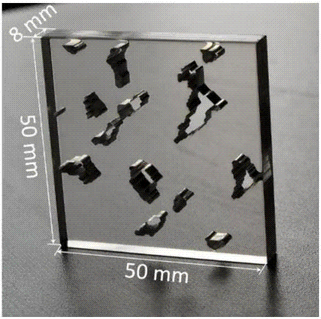 Measuring method of dynamic stress field evolution law of complex heterogeneous structure