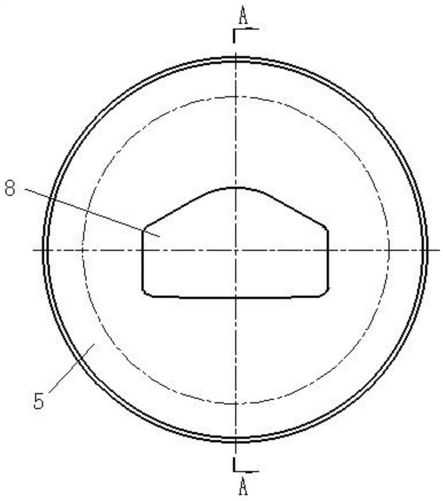 Hot extrusion forming method of copper alloy rail