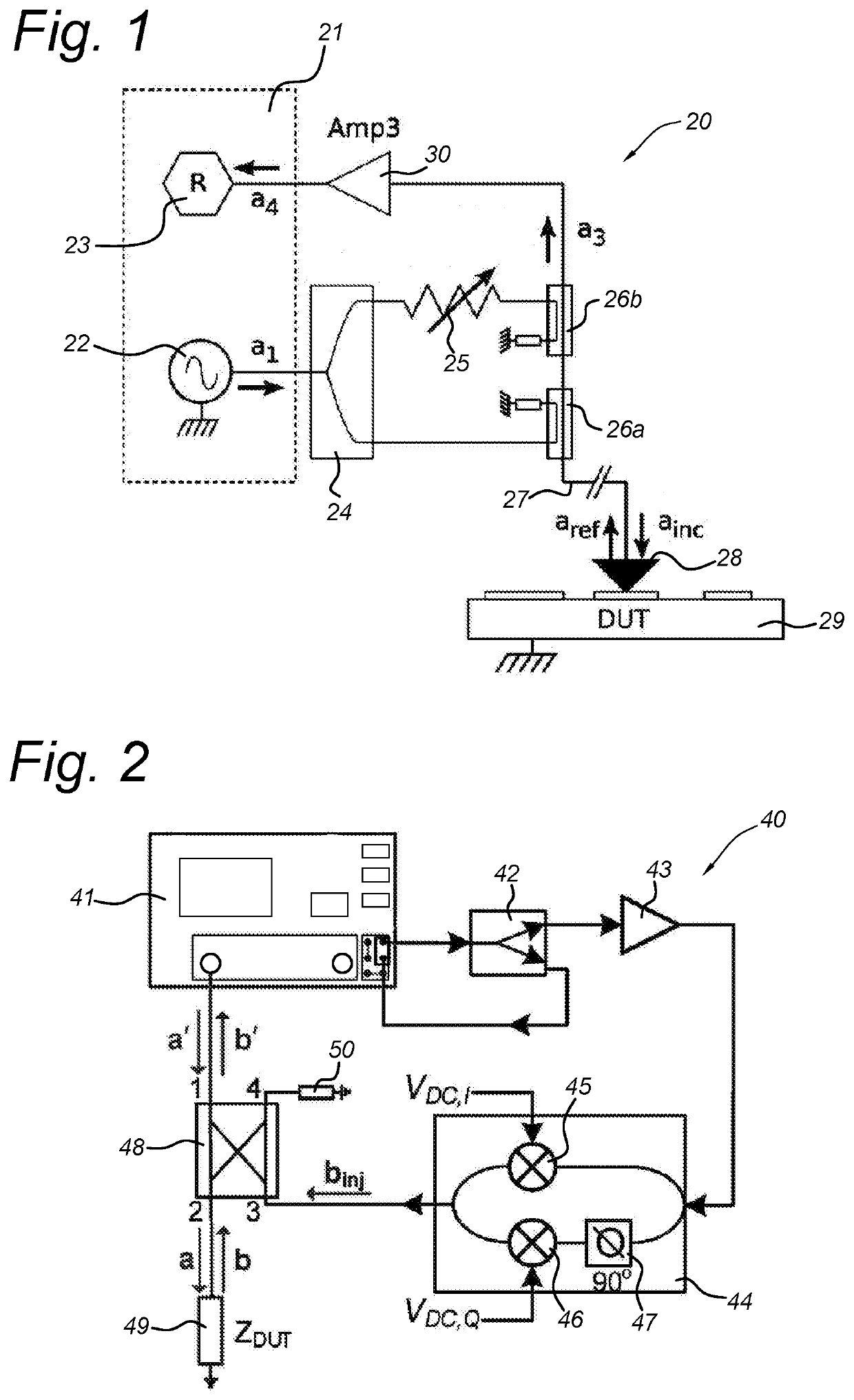 An interferometric IQ-mixer/DAC solution for active, high speed vector network analyser impedance renormalization