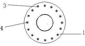 Tube pile provided with posttensioned prestressing steel noose hole and posttensioned prestressing pulling tube pile