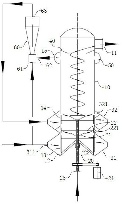 Spin flash dryer