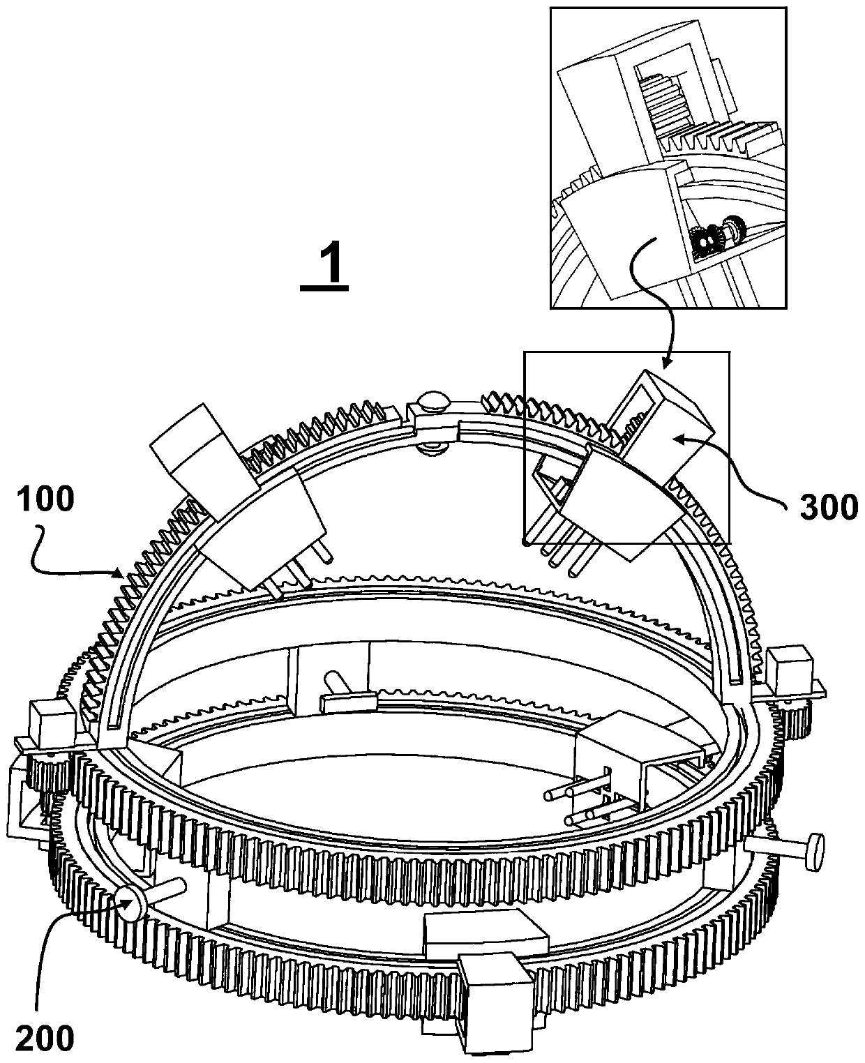 Head massaging device