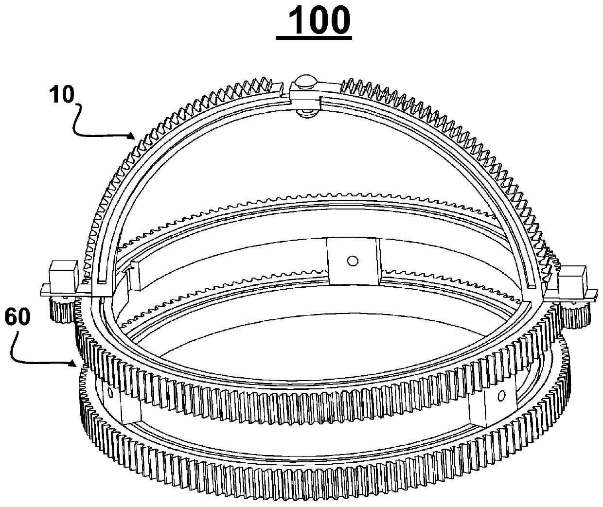 Head massaging device