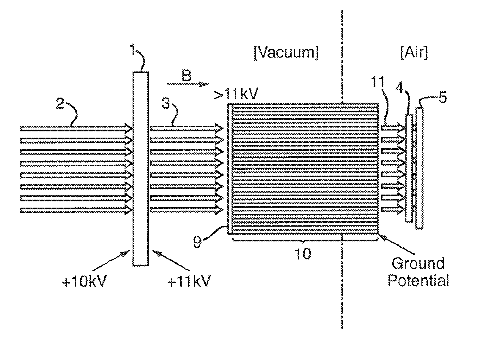 Multiple channel detection for time of flight mass spectrometer