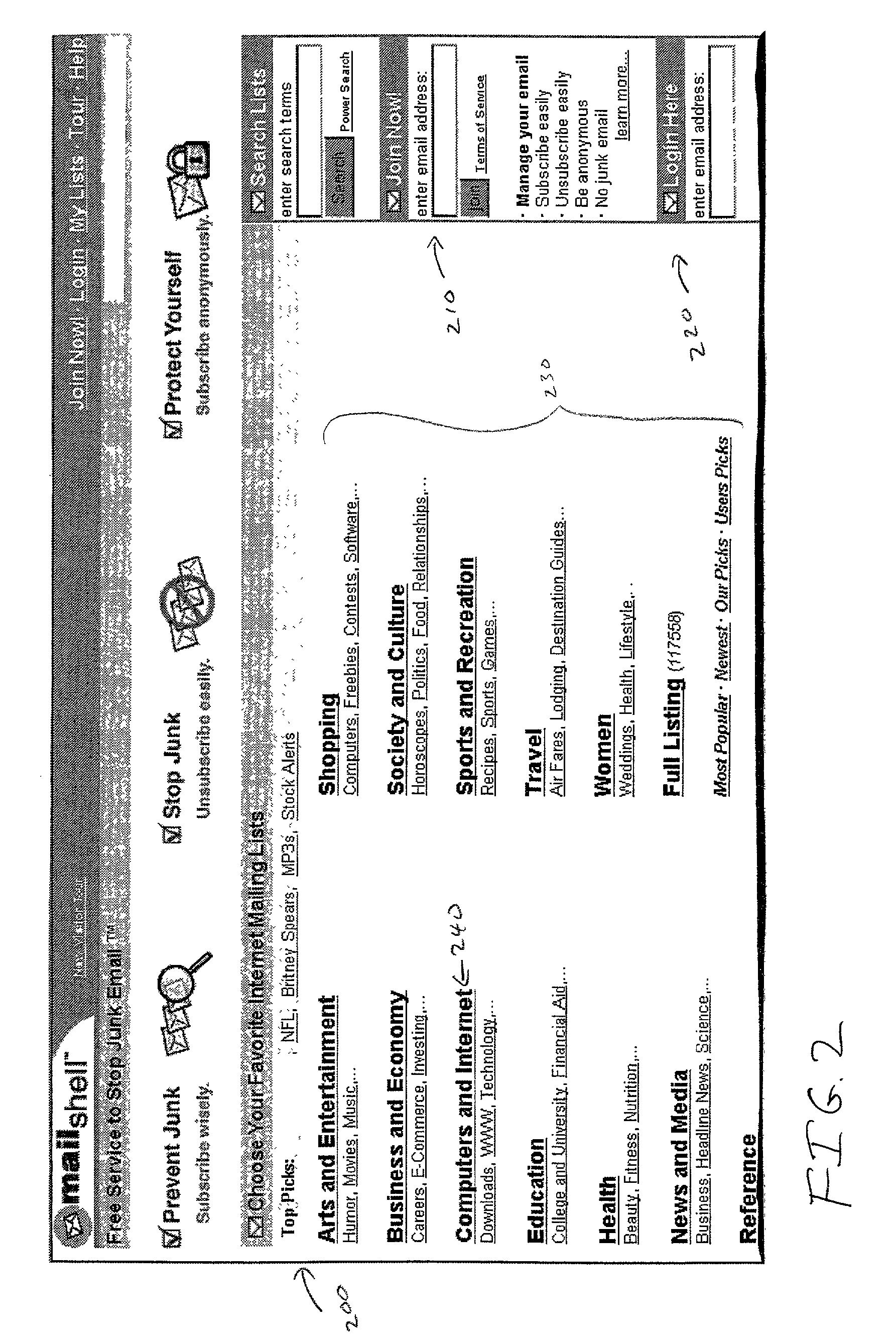 Web page filtering including substitution of user-entered email address