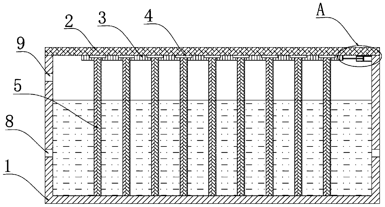 Sponge city permeable road brick