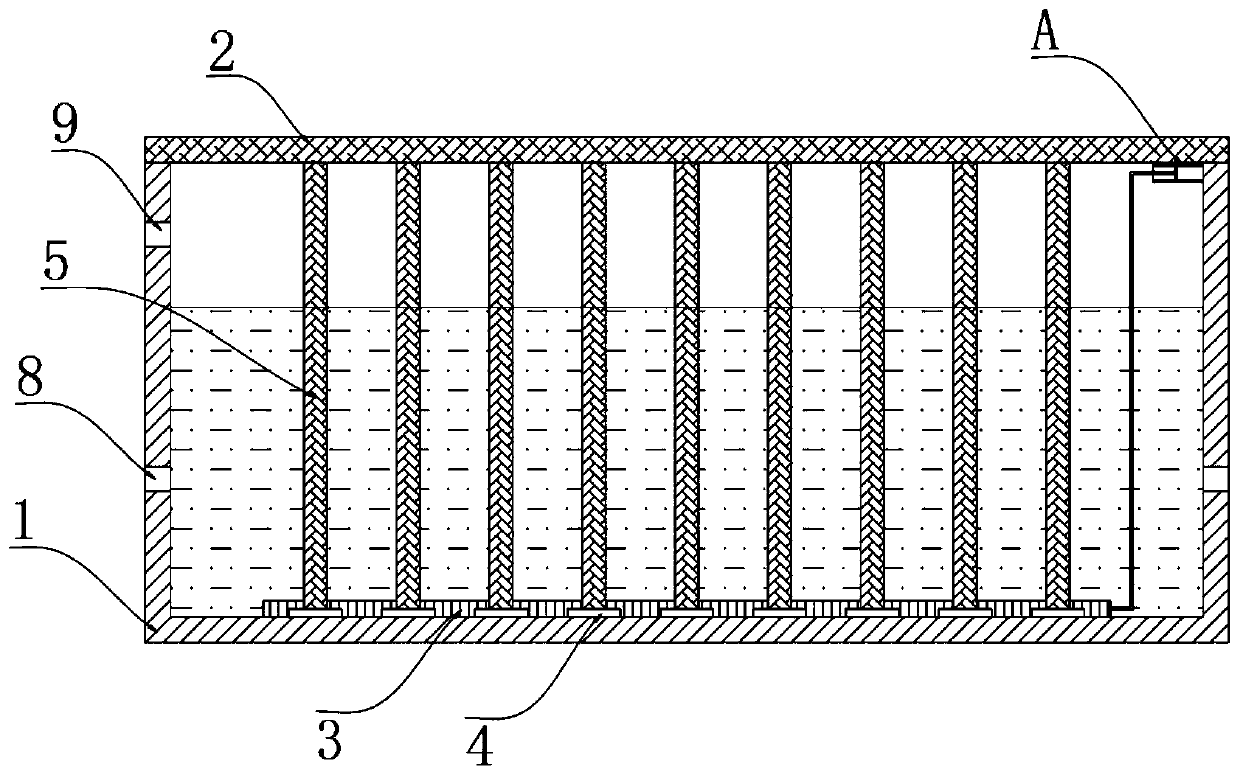 Sponge city permeable road brick