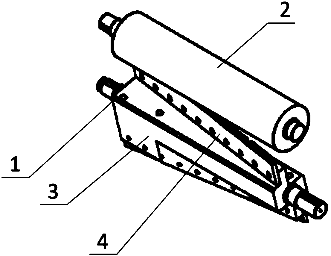 Elliptical arc-shaped rotary roller cutter of film guide and cutting machine