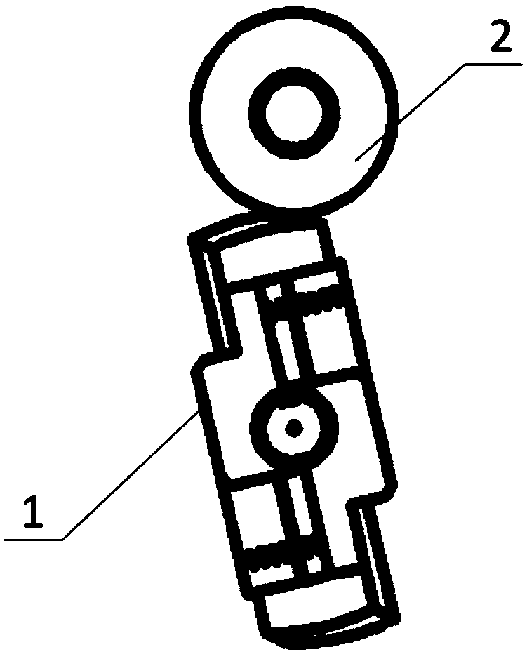 Elliptical arc-shaped rotary roller cutter of film guide and cutting machine