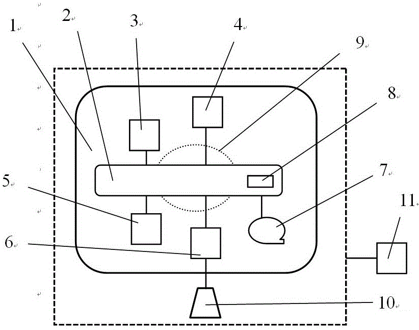 A xenon target preparation device for reactor irradiation production of i‑125