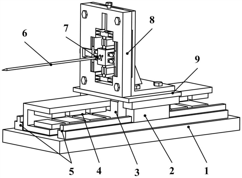 A four-degree-of-freedom flexible needle puncture platform combining macro and micro movements