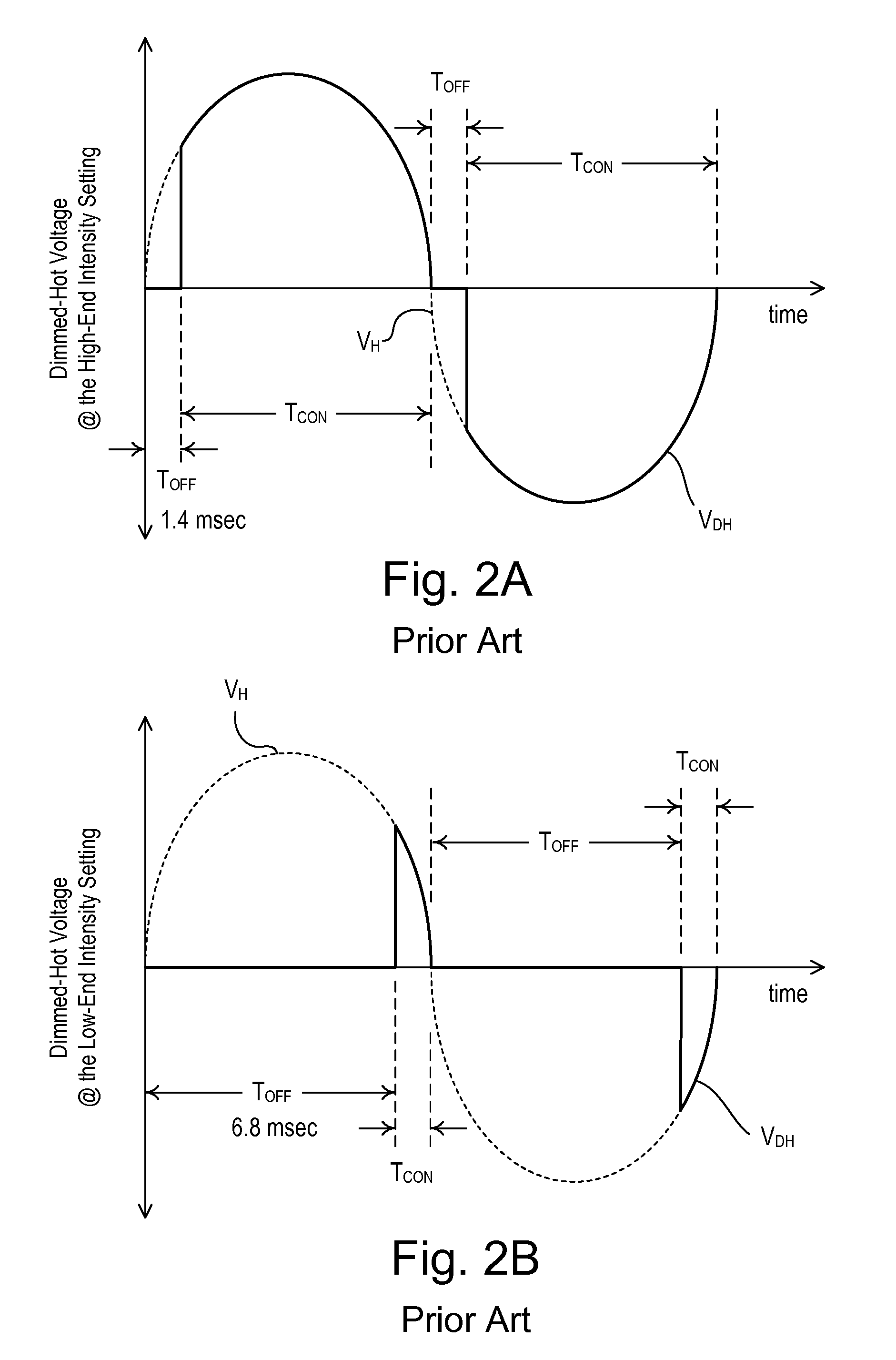 Two-wire dimmer circuit for a screw-in compact fluorescent lamp