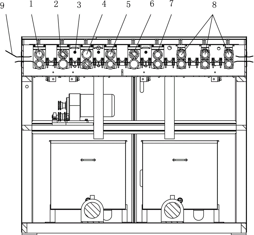 Automatic washing production line for plastic boards