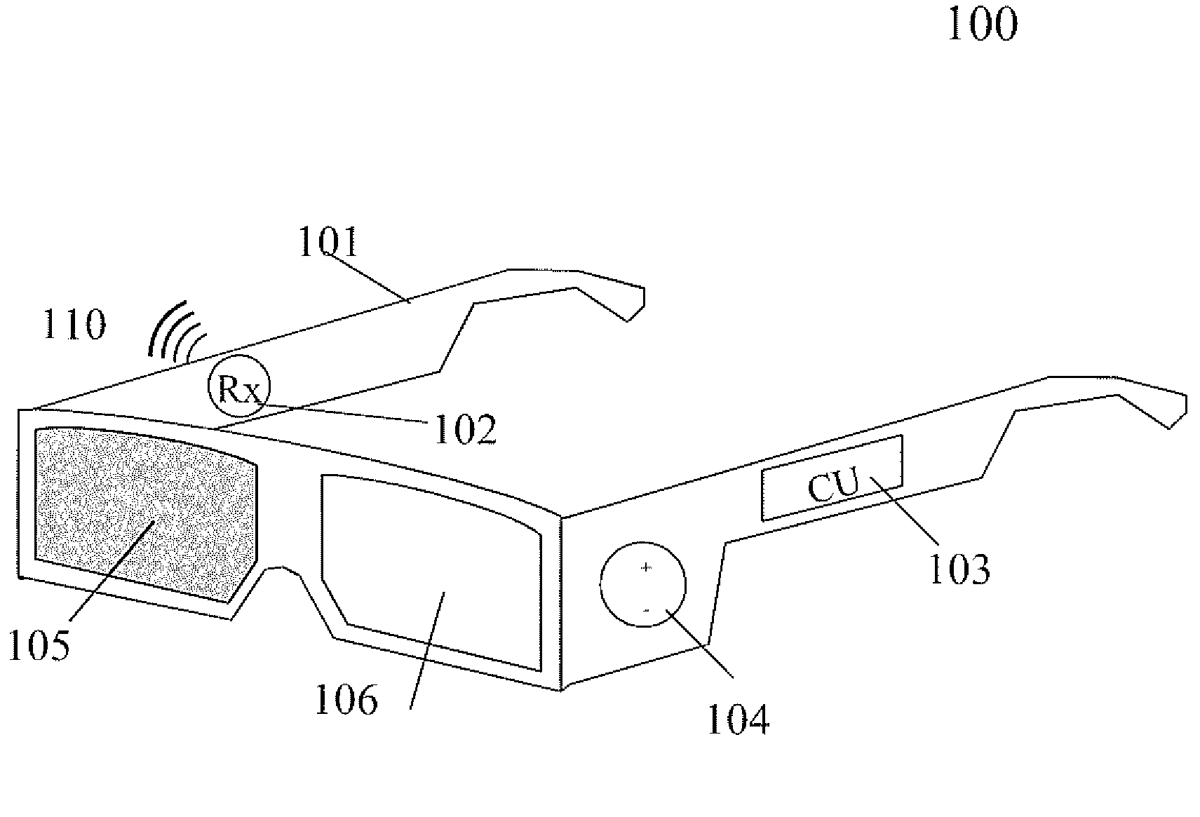 Continuous adjustable 3deeps filter spectacles for optimized 3deeps stereoscopic viewing and its control method and means